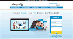 Desktop Screenshot of discprofileusa.com
