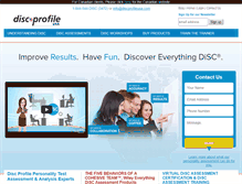 Tablet Screenshot of discprofileusa.com